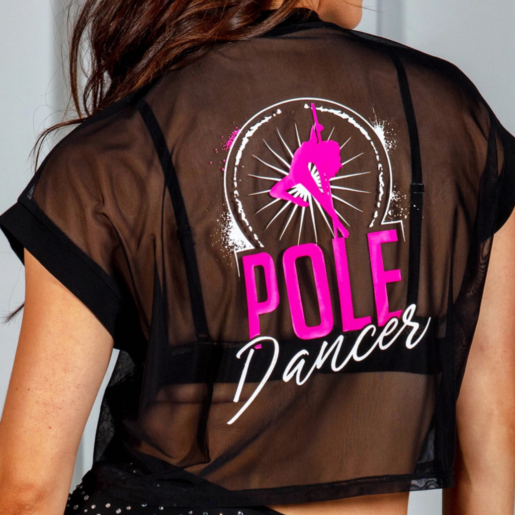 Pink Dancer Cropped Top - Dance Mistress